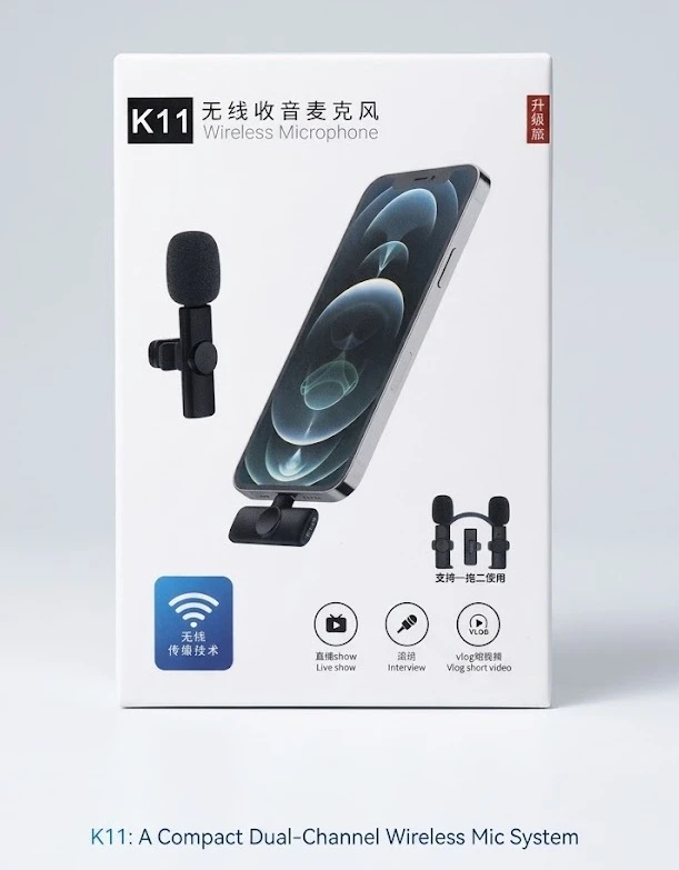 K11 Wireless Microphone (无线收音麦克风).