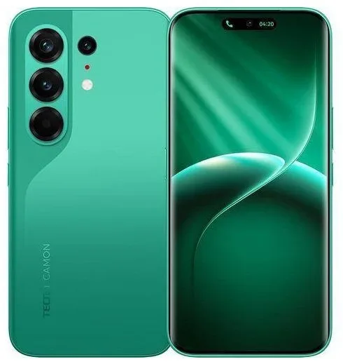 Tecno Camon 50 Pro - 6.78" (8+8GB RAM, 256GB ROM) Android 16 (50/50/8)MP + 32MP Selfie - 4G LTE - 6150mAh - Dual Sim - Malachite Green
