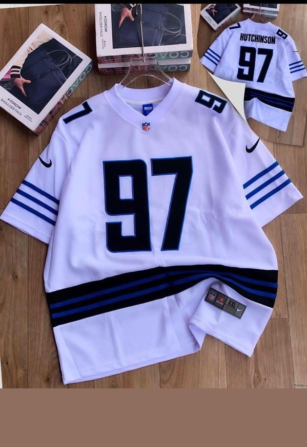 Unisex Oversized Sports Jersey – White #97 Edition